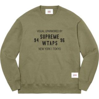 シュプリーム(Supreme)の評価多数！XXL Supreme WTAPS Crewneck Olive(スウェット)