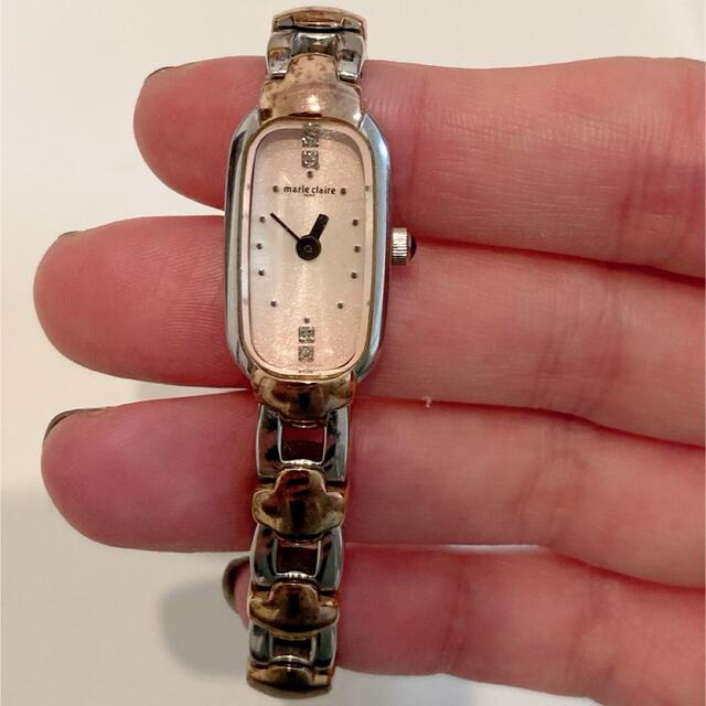 Marie Claire(マリクレール)の【中古品】Marie Claire マリクレール　ヴィンテージ腕時計 レディースのファッション小物(腕時計)の商品写真