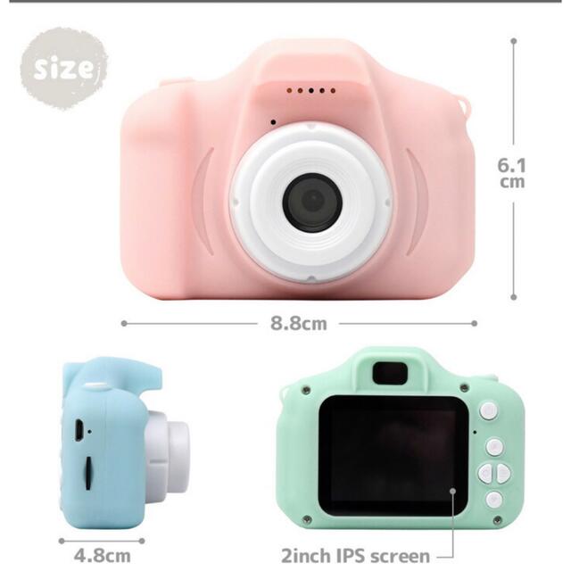 キッズカメラ　デジタルカメラ 写真・動画 子供用 カメラ 32G SDカード付き スマホ/家電/カメラのカメラ(コンパクトデジタルカメラ)の商品写真