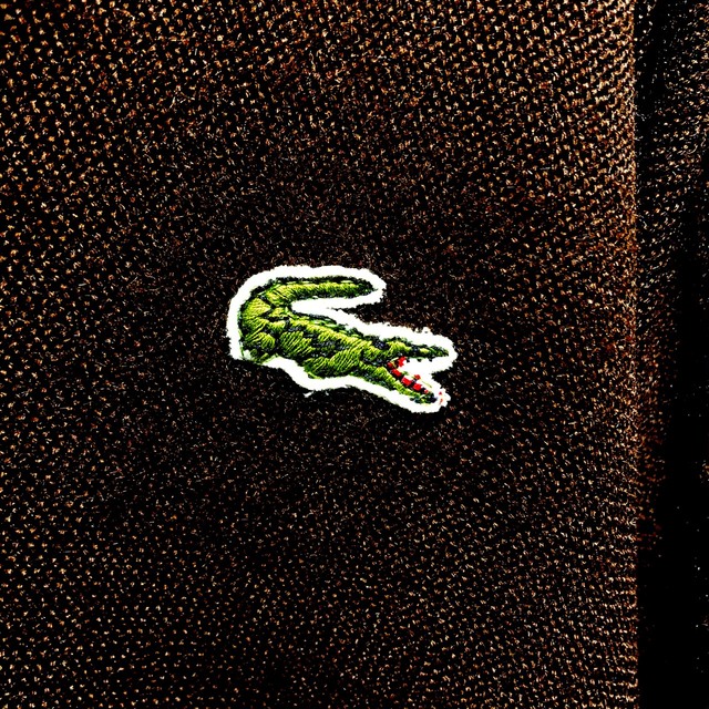 【希少70s〜80s】 LACOSTE ラコステ ニット カーディガン L