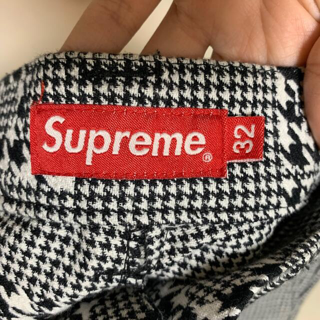 激安オンライン店舗 supreme 千鳥柄ワークパンツ 値下げ！