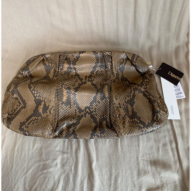 L'Appartement DEUXIEME CLASSE(アパルトモンドゥーズィエムクラス)の✴︎新品✴︎ SITA PARANTICA Python Clutch レディースのバッグ(クラッチバッグ)の商品写真