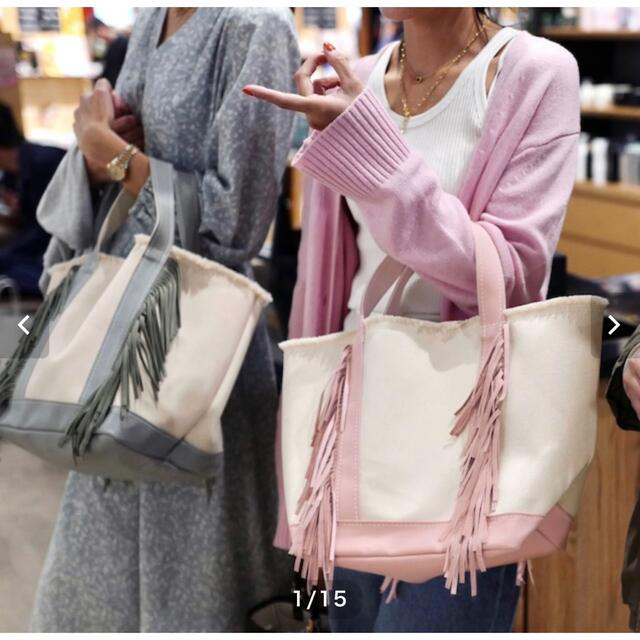 ayakoサイドフリンジトートバッグ SAKURA Mサイズ | myglobaltax.com