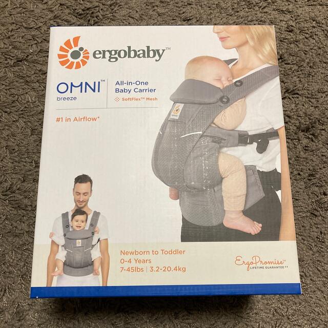 Ergobaby(エルゴベビー)の【新品】エルゴベビー オムニブリーズ　OMNI Breeze グラファイトグレー キッズ/ベビー/マタニティの外出/移動用品(抱っこひも/おんぶひも)の商品写真