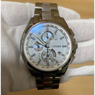 シチズン(CITIZEN)の美品☆CITIZEN  アテッサ  AT8040-57A エコドライブ 電波(腕時計(アナログ))