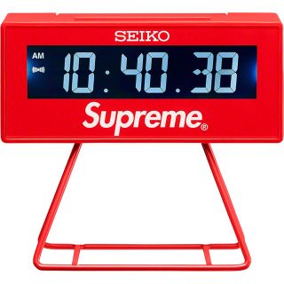 シュプリーム(Supreme)の新品未使用 Supreme Seiko Marathon Clock Red 3(置時計)