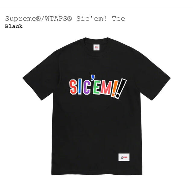 Supreme(シュプリーム)のSupreme WTAPS Tee Sic'em! Tee サイズ S メンズのトップス(Tシャツ/カットソー(半袖/袖なし))の商品写真