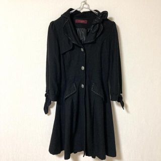 アクシーズファム(axes femme)の黒のロングコート(ロングコート)