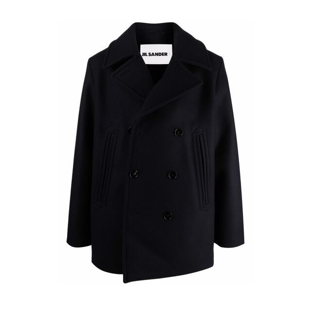 【極美品】ジルサンダー JILSANDER ピーコート ウール 黒 モード