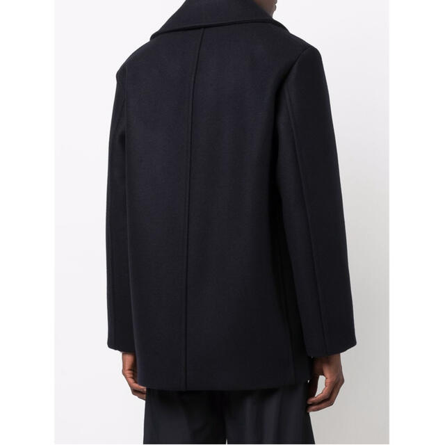 Jil Sander(ジルサンダー)のJIL SANDER+ 21aw ピーコート オーバーサイズ　ネイビー46 メンズのジャケット/アウター(ピーコート)の商品写真