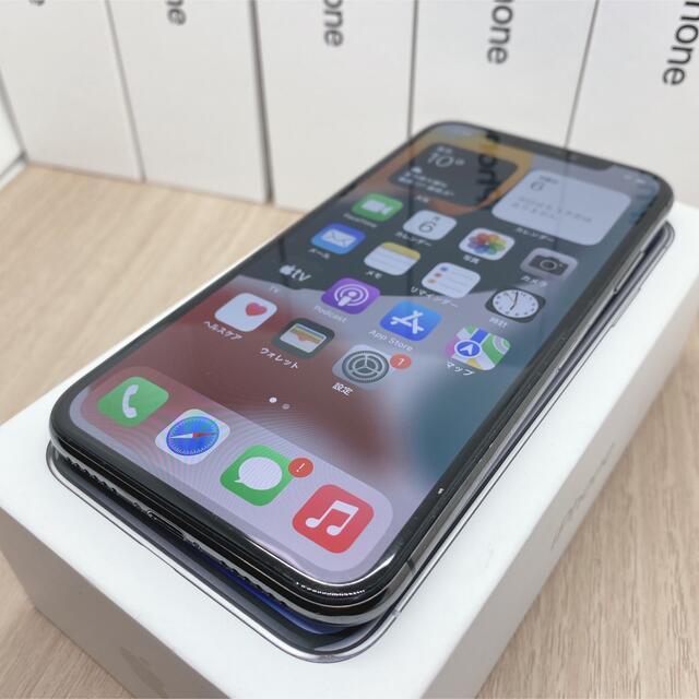 iPhone x 本体　64 GB SIMフリー　バッテリー 100% 【C】 7