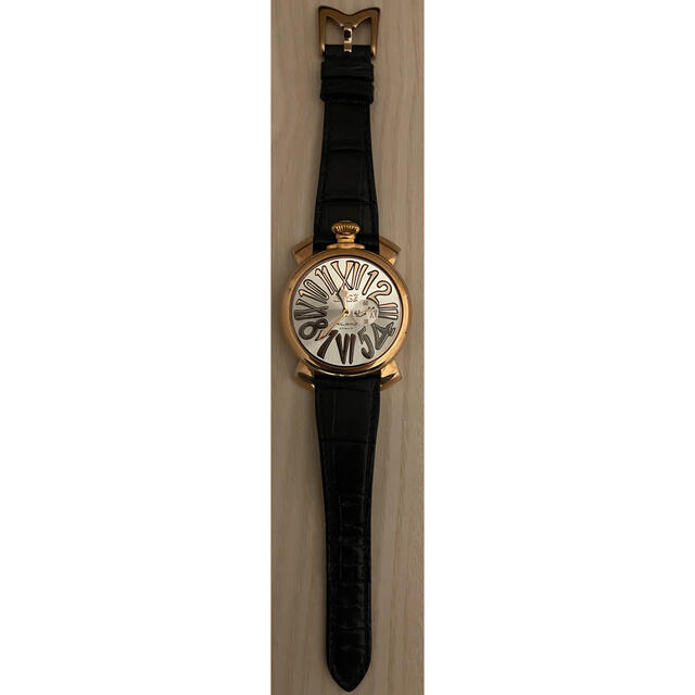 GaGa MILANO(ガガミラノ)の値下げ！ガガミラノSLIM 46ゴールドコーティング！ メンズの時計(腕時計(アナログ))の商品写真