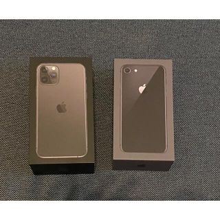 アップル(Apple)のiPhone 11Pro 256GB & iPhone8 128GB 箱のみ(スマートフォン本体)