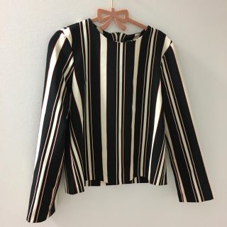 ザラ(ZARA)のZARA ストライプトップス(カットソー(長袖/七分))