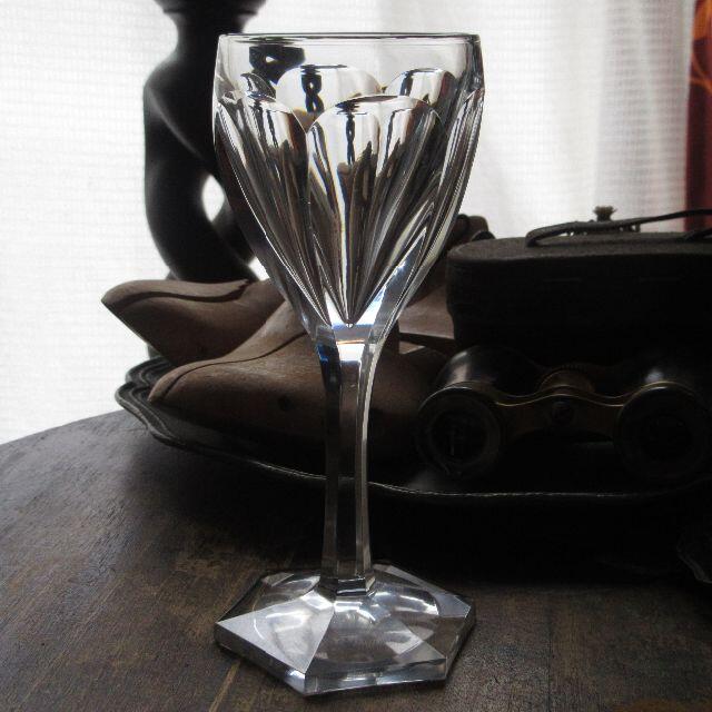 卸し売り購入 Baccarat - アンティークバカラ　1910-1960「 Compiègne」ワイングラス グラス+カップ