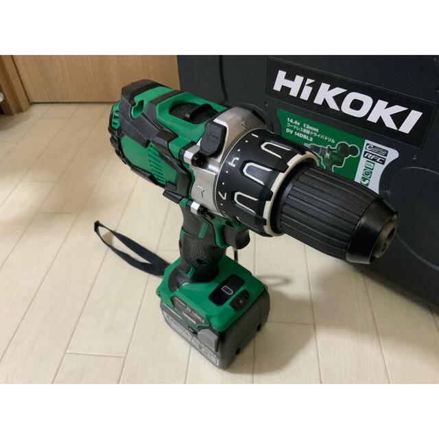 日立(ヒタチ)の『新品』HiKOKI 14.4v コードレス振動ドライバドリルDV 14DBL2 スポーツ/アウトドアの自転車(工具/メンテナンス)の商品写真