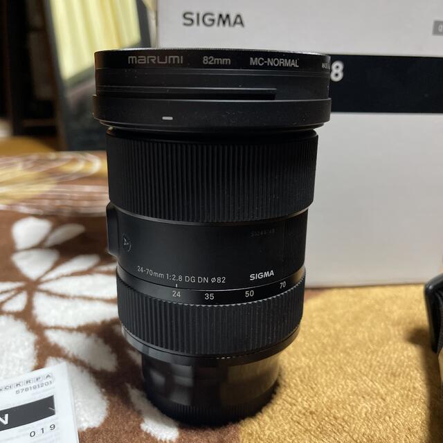 SIGMA(シグマ)のくるぺっこ様専用　sigma 24-70 F2.8 DGDN Art ソニーE スマホ/家電/カメラのカメラ(レンズ(ズーム))の商品写真