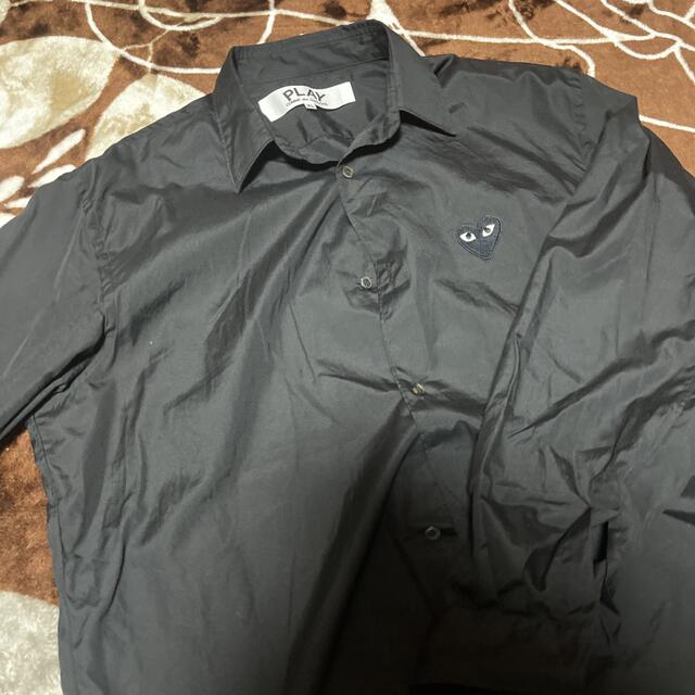 COMME シャツ ブラックハート XLの通販 by s shop｜コムデギャルソンならラクマ des GARCONS - プレイコムデギャルソン 限定品在庫