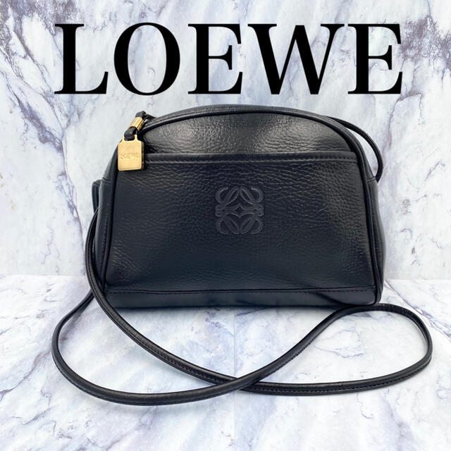 LOEWE(ロエベ)のオールドロエベ★ヴィンテージ　ミニ　ショルダーバッグ　ハーフムーン　ポシェット レディースのバッグ(ショルダーバッグ)の商品写真