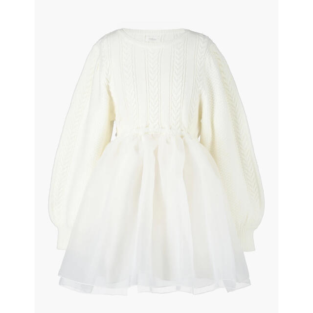 Bibiy GISELLE KNIT PUFF OP (WHITE) | フリマアプリ ラクマ