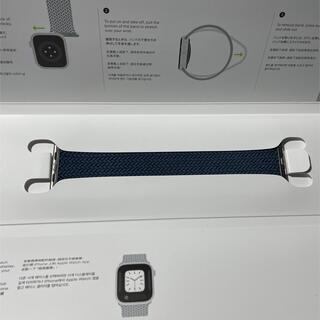 アップルウォッチ(Apple Watch)のApple watch 7 41mm 純正アビスブルーブレイデッドソロループ(その他)
