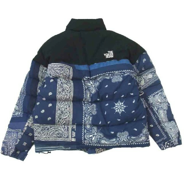 専用 READYMADE BANDANA DOWN JACKET NAVY 1 メンズのジャケット/アウター(ダウンジャケット)の商品写真