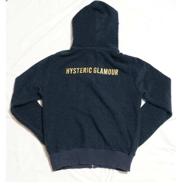 HYSTERIC GLAMOUR(ヒステリックグラマー)のレア HYSTERIC GLAMOUR ヒスガール ワッペン ボアパーカー メンズのトップス(パーカー)の商品写真