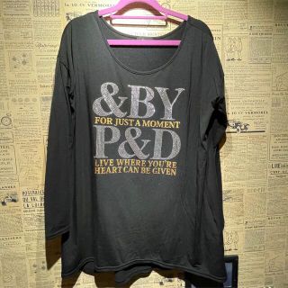 アンドバイピーアンドディー(&byP&D)の&by P&D ピンキー&ダイアン 長袖Tシャツ ロングカットソー  38(カットソー(長袖/七分))