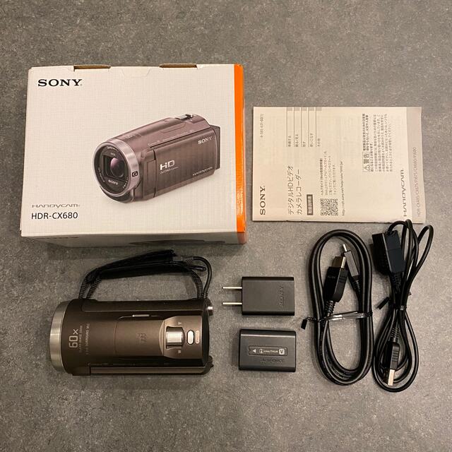 SONY デジタルHDビデオカメラ HDR-CX680 ハンディカム