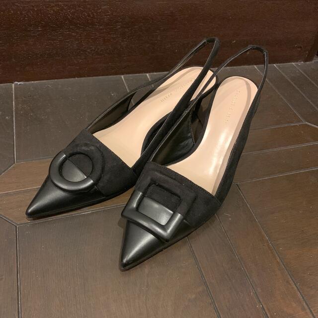 Charles and Keith(チャールズアンドキース)のチャールズアンドキース　パンプス　ミュール　ストラップ レディースの靴/シューズ(ミュール)の商品写真