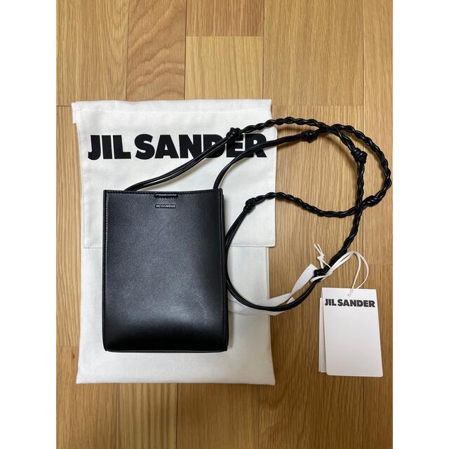 ジルサンダー JIL SANDER レザー タングル スモール ショルダーバッグ-