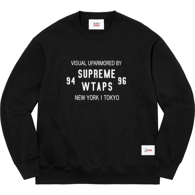 評価358????Lサイズ Supreme WTAPS Crewneck Black