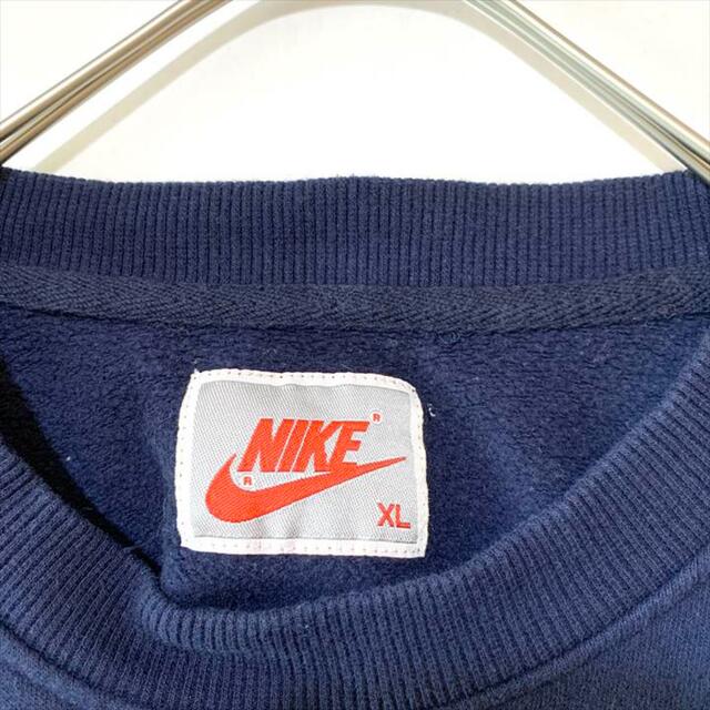 ナイキ NIKE グリーン 刺繍ロゴ スウッシュ スウェット XL