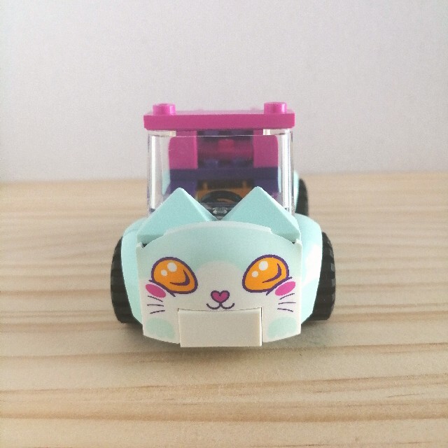 Lego(レゴ)のレゴ　猫　ねこ　ネコ　車　乗り物　オープンカー　ミニフィグ 用　タイヤ　動物 キッズ/ベビー/マタニティのおもちゃ(知育玩具)の商品写真