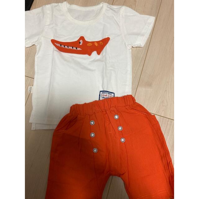 １２０センチ　2点セット　上下セットアップ　双子 キッズ/ベビー/マタニティのキッズ服男の子用(90cm~)(Tシャツ/カットソー)の商品写真