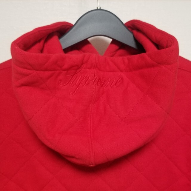 Supreme Quilted Hooded Sweatshirt 2