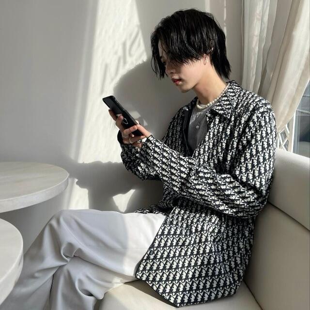 DIOR 20SS OBLIQUE COTTON KNIT SHIRT DIOR 20SS OBLIQUE COTTON KNIT SHIRT