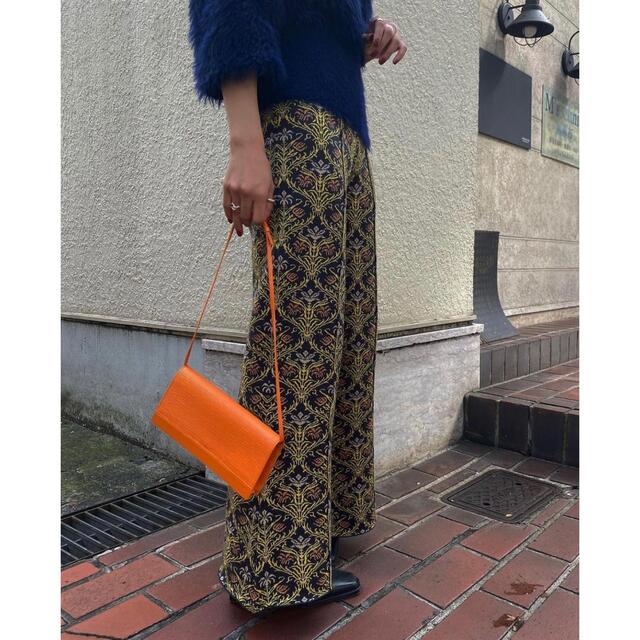 Ameri VINTAGE(アメリヴィンテージ)のAMERI！WALLART LIKE JACQUARD KNIT PANTS レディースのパンツ(カジュアルパンツ)の商品写真