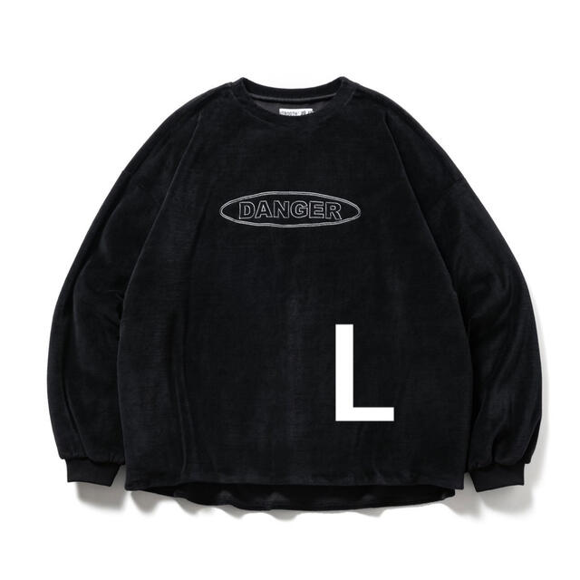 Black eye patch × tightbooth ベロアロンT Lサイズ - Tシャツ