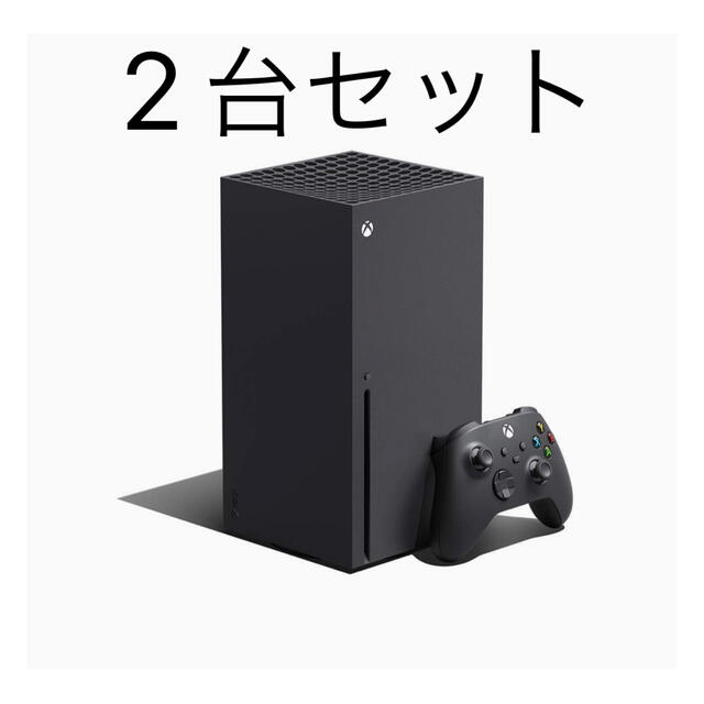 Xbox(エックスボックス)の【新品・未開封】マイクロソフト　Xbox Series X 2台セット エンタメ/ホビーのゲームソフト/ゲーム機本体(家庭用ゲーム機本体)の商品写真