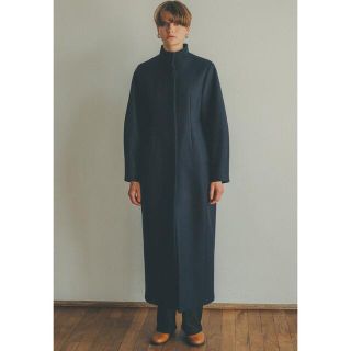 クラネ(CLANE)のCLANE CONSTRUCTIVE LONG COAT NAVY 1(ロングコート)