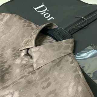 DIOR 19AW LEOPARD TECHNICAL FABRIC SHIRT