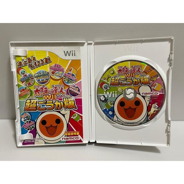 Wii 本体 ソフト7本 タタコン ガンコンセット 太鼓の達人Wii超ごうか版