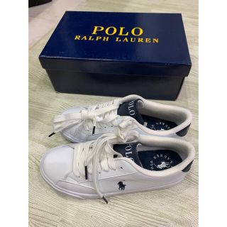 ポロラルフローレン(POLO RALPH LAUREN)のポロ ラルフローレン レディース スニーカー  新品　未使用　23.5(スニーカー)