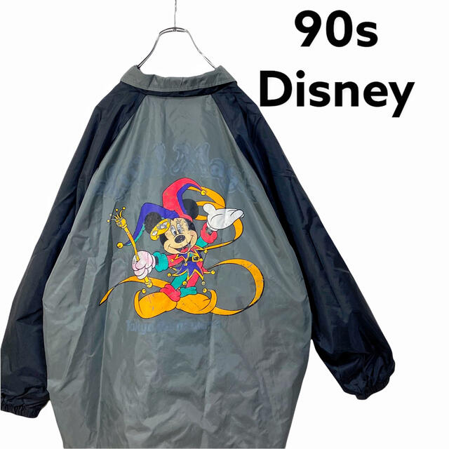 【90s】ディズニー 15周年 記念 限定 ミッキー ナイロンジャケット メンズ | フリマアプリ ラクマ