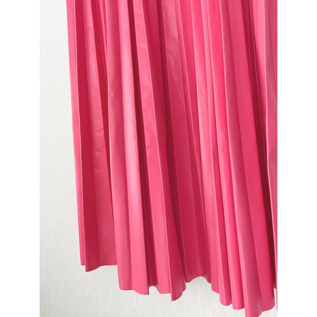 MM6(エムエムシックス)の【新品】MM6 MaisonMargiela ピンク プリーツ スカート レディースのスカート(ロングスカート)の商品写真