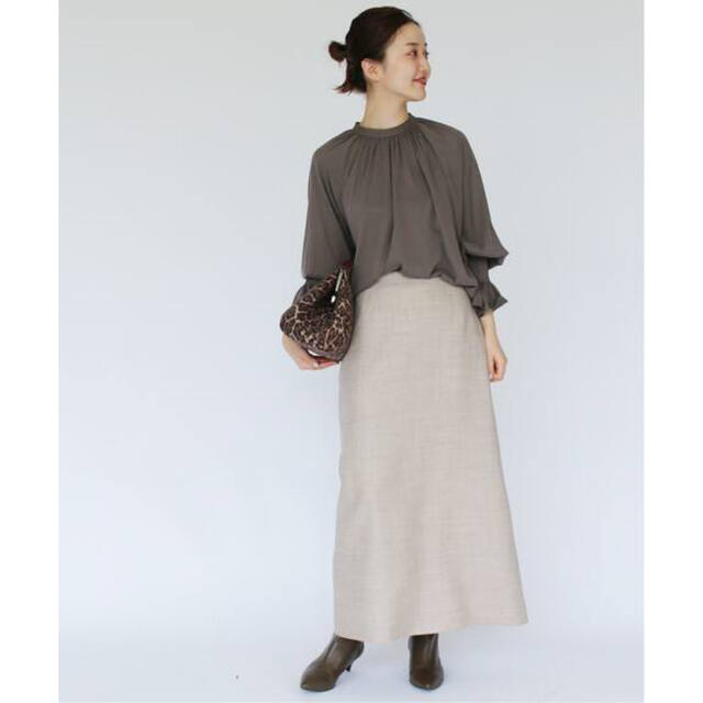 IENA(イエナ)のIENA woolライトツイードスカート レディースのスカート(ロングスカート)の商品写真