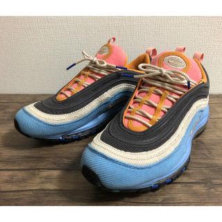 ナイキ(NIKE)のNIKE エアマックス97 コーデュロイ ライトブルー(スニーカー)