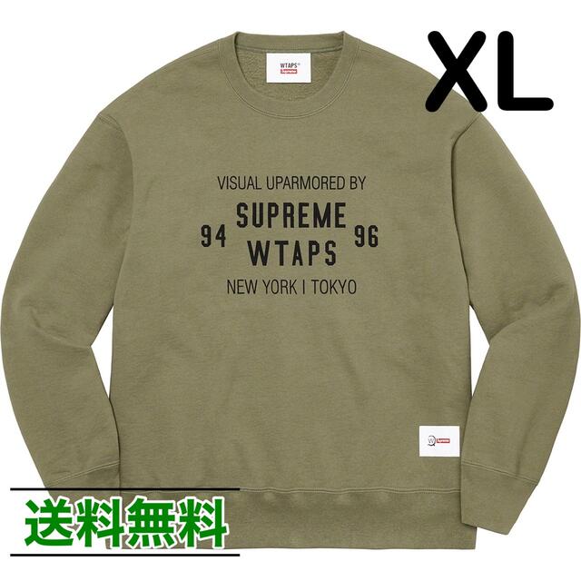 新品未使用　supreme wtaps crewneck Lサイズ　即購入可