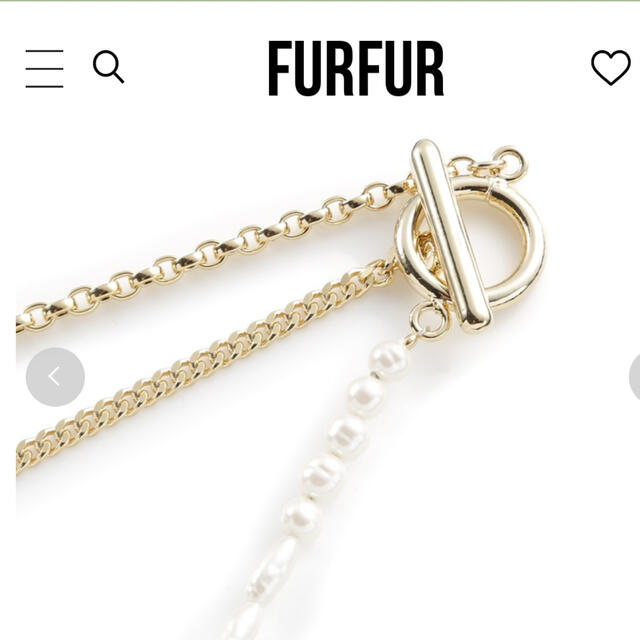 fur fur(ファーファー)のFUR FUR♡バロックパールネックレス レディースのアクセサリー(ネックレス)の商品写真